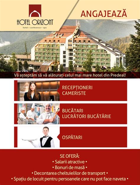 Horeca, turism • 2700+ Joburi, locuri de munca .